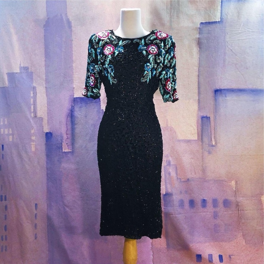 Sparkling Vintage 1980s cocktail dress